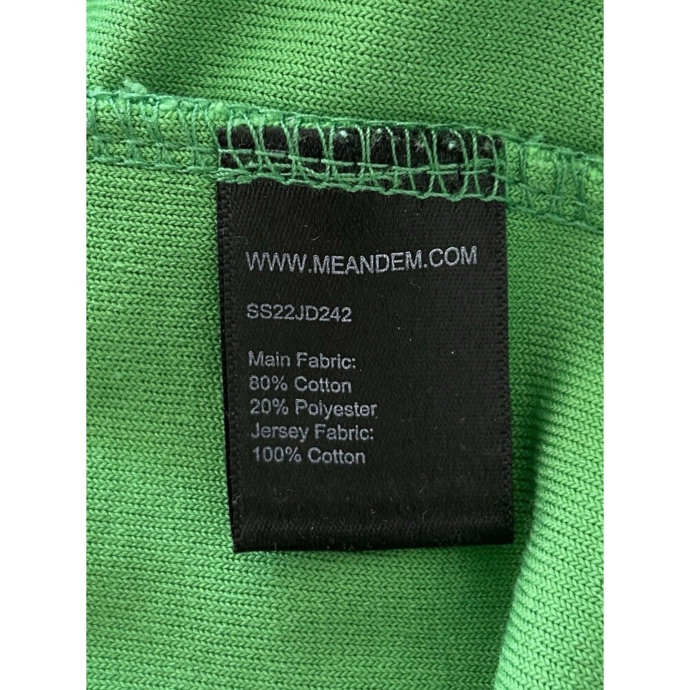 ME+EM Womens Dress US 10 Medium Kelly Green Pockets Terry Coverup Beach Cruise - Picture 10 of 11